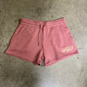 Women's Fleece Shorts (Dusty Rose)