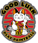 Good Luck, Play Paintball Sticker